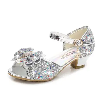 

Enfants Children Sandals Kids Girls Wedding Shoes Dress Party Pearl Shoes For Baby Girls Soft Leather Princess Sandals