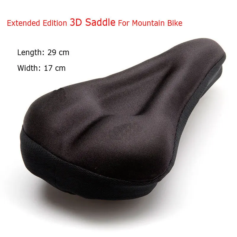 

3D Silicone Lycra Nylon & Gel Bike Bicycle Saddle Cycle Seat Saddle Cover, Ventilate Soft Cushion For Mountain Bikes MBI-13