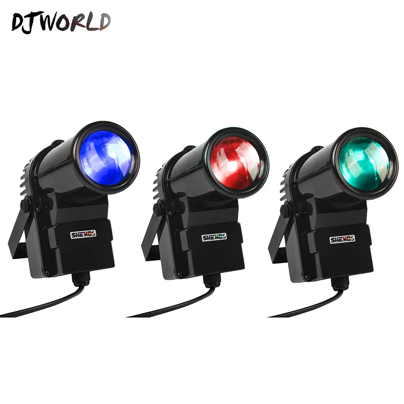 Preise Fernbedienung Scheinwerfer LED RGBW 4in1 Led Pin Spot Strahl 10W Lichter Für Spiegel Ball Für Atmosphäre Von Tanz boden DJ Party