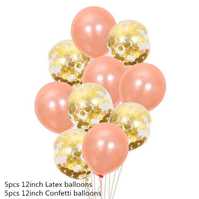 16 дюймов буквы фольгированные шары «С Днем Рождения» Happy День рождения украшения Детские воздушные шарики с алфавитом Baby Shower поставки - Цвет: Balloon-10Pcs-Rgold