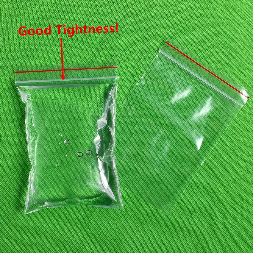 2 вида толстый 15x38 см самозапечатывающийся молнии Ziplock Пластиковый пакет relosable клип цепь продуктовая упаковка упаковочные мешки 1000 шт