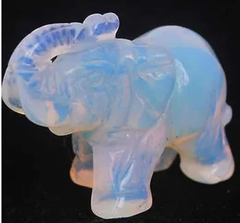 

Sri Lanka Moonstone Hand Carved Elephant,Gemstone free shipping