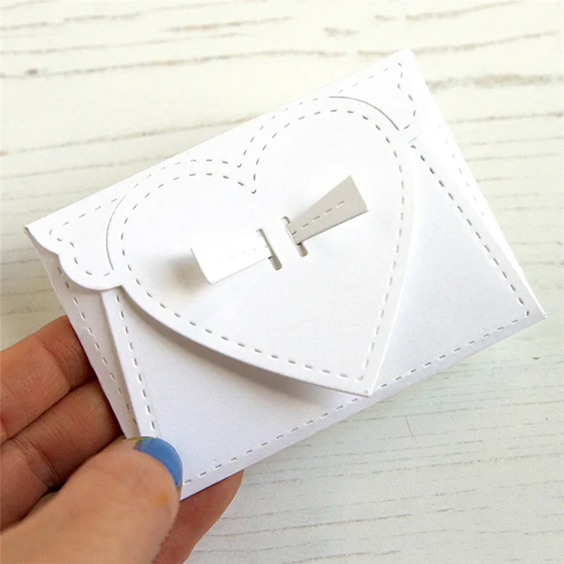 

GJCraft Love Heart Envelope Metal Cutting Dies New Scrapbooking Card Making Album Embossing Crafts Die cut Craft Stencil