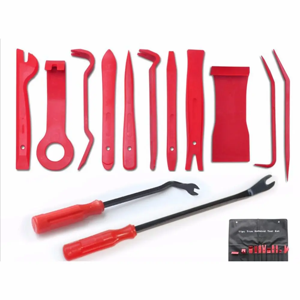 14 pcs Pro Car Radio Door Clip Panel Trim Dash Audio Radio Removal Repair Tools Kit Auto