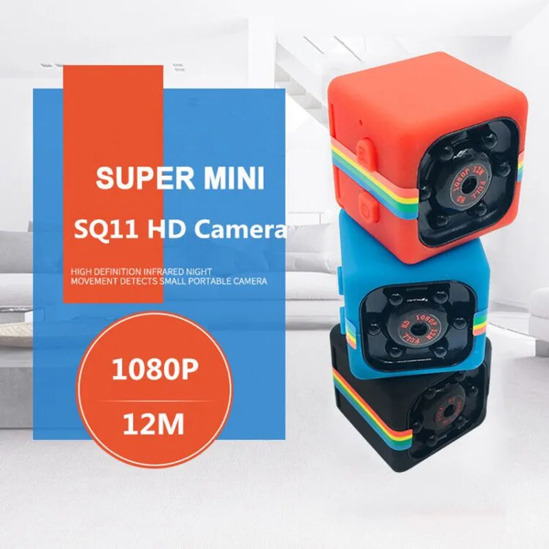 SQ11 мини DV камера Full HD 1080P инфракрасное ночное видение Спортивная HD микро камера детектор движения видеокамера DV видео Диктофон