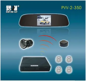 

parking sensor parking camera with rear-view mirror TFT display