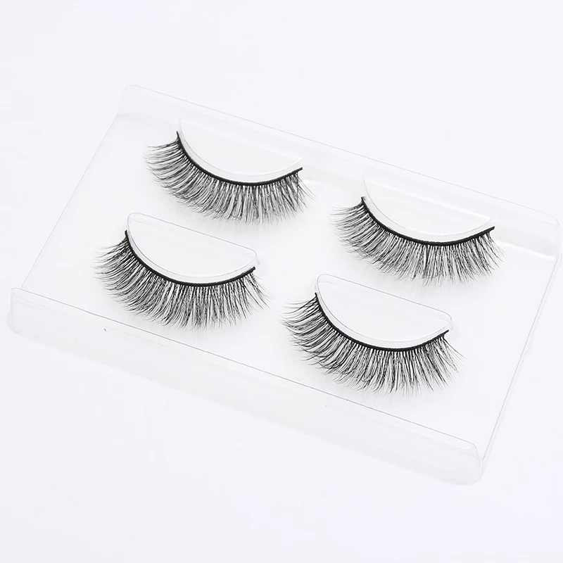 LEHUAMAO 2 Pairs 3D Mink Lashes Natural Long False Eyelashes Dramatic Volume Fake Lashes Makeup Eyelash Extension Silk Eyelashes LEHUAMAO 2 Pairs 3D Mink Lashes Natural Long False Eyelashes Dramatic Volume Fake Lashes Makeup Eyelash Extension Silk Eyelashes