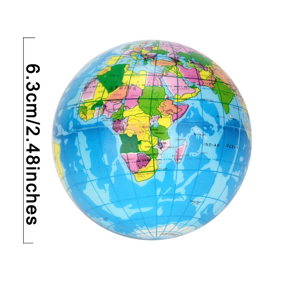 Мягкими игрушка 2 шт. снятие стресса мира географические карты огромный мяч атлас глобусы шарик для ладони планета земной шар Poopsie слизи сюрприз