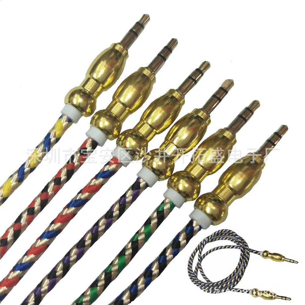 

2018 AUTO Top Sale Aux Stereo 3.5MM 1 M Car Male to M AUX AUXILIARY Sound Stereo Audio Data Cable MP3 &Wholesale