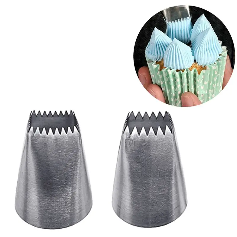 

Square Stainless Steel Cake Icing Piping Decorator Dessert Cream Mold Shaping Baking Pastry Tools