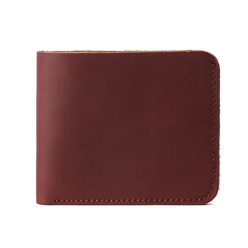 

2018 Luxury Wallet Men Women Wallets Real Cow Genuine Leather Purse Male Clutch Money Bags Small Mini Slim Top Quality Handmade