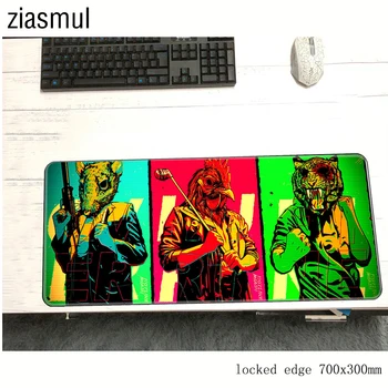 

hotline miami mouse pad gamer 700x300x2mm gaming mousepad wrist rest notbook desk mat padmouse games pc gamer mats gamepad