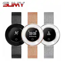 Slimy умный Браслет для Для женщин женский сердечного ритма шагомер IP68 Водонепроницаемый плавательный Смарт Фитнес трекер PK S3 Z18 часы