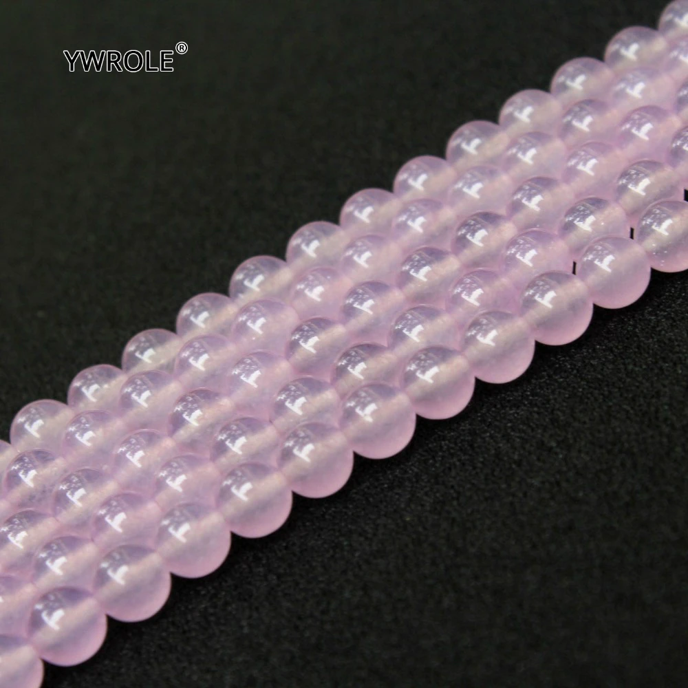 

AAA+ Chalcedony Violet Natural White Stone Beads For Jewelry Making DIY Bracelet Necklace 4/6/8/10/12 Strand 15'' Wholesale Lots