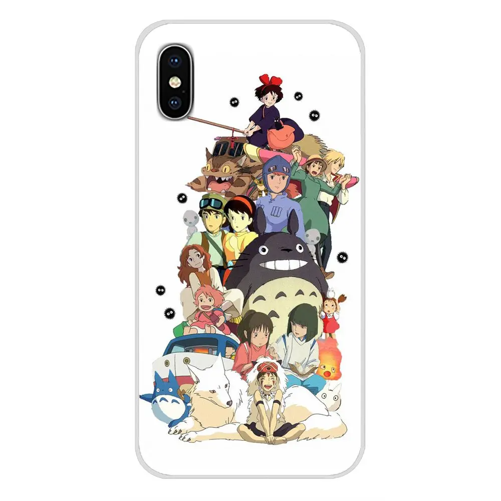 Studio Ghibli Ghiblies Тоторо аксессуары сумка чехол для Huawei Nova 2 3 2i 3i Y6 Y7 Y9 Prime Pro GR3 GR5 2017 2018 2019