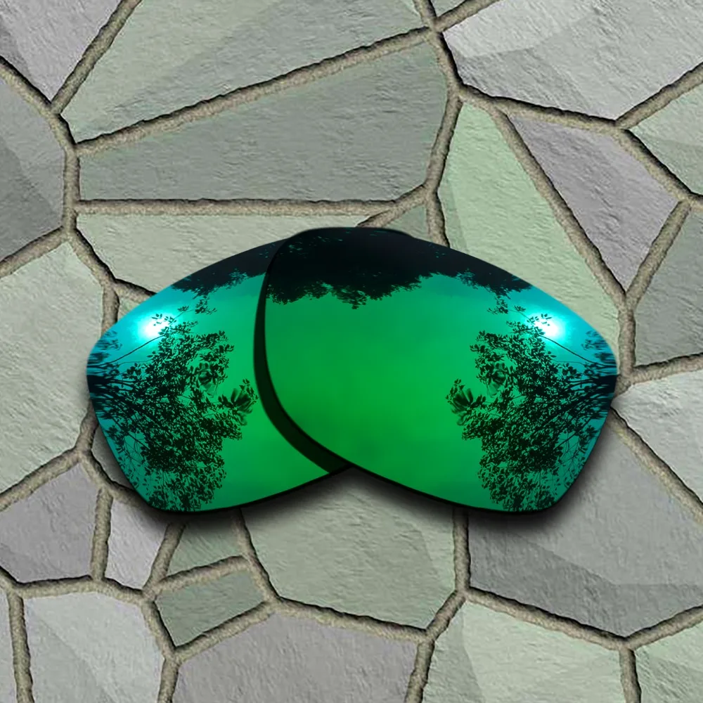 Нефритовые зеленые и фиолетовые синие солнцезащитные очки поляризованные Сменные линзы для Окли Юпитер в квадрате