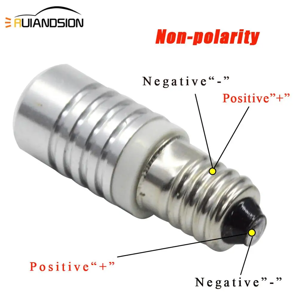 5W LED E10 AC/DC 6V-30V 12V 24V Screw In Warning Signal Bulb Torch Flashlight White Work Light 6000K Spotlight Lampshade 1Pcs led lights led bulbs