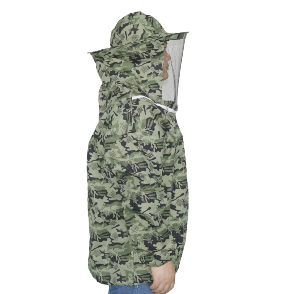 

1 Pcs New Camo Clothing Thickening breathable Beekeeping Protective Clothing Suitable for height 150cm-180cm Beekeeper