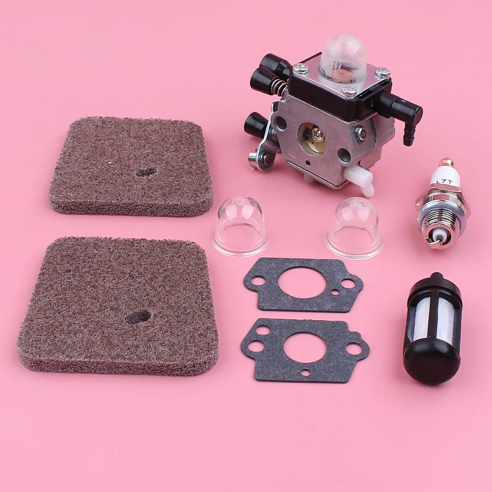 Carburetor Carb For Stihl FS85 FS80 R FS76 FS75 FS74 FC55 FS55 FS46 FS45 FS38 Trimmer Part Air Fuel Filter Primer Bulb Kit Carburetor Carb For Stihl FS85 FS80 R FS76 FS75 FS74 FC55 FS55 FS46 FS45 FS38 Trimmer Part Air Fuel Filter Primer Bulb Kit