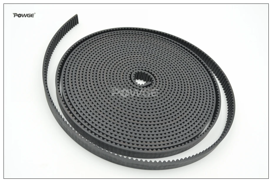 powge medidores largura da correia síncrona htd de borracha aberta terminada correia cronometrando para máquina de gravura do cnc