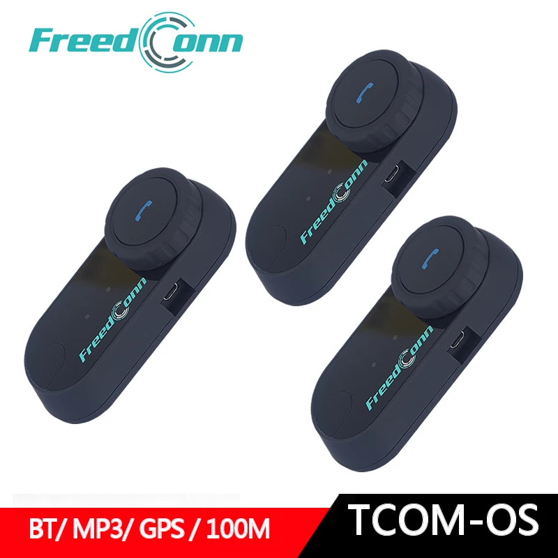 Bluetooth гарнитура для шлема FreedConn TCOM OS Moto rcycle 100 м GPS 3 шт.|Наушники шлемов| |
