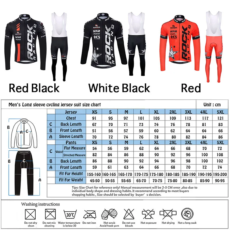 Men Winter Thermal Fleece Cycling Clothing Set Bike Clothing Bicycle Ropa Ciclismo Wear Cycling Kit Long Sleeve Cycling Sets