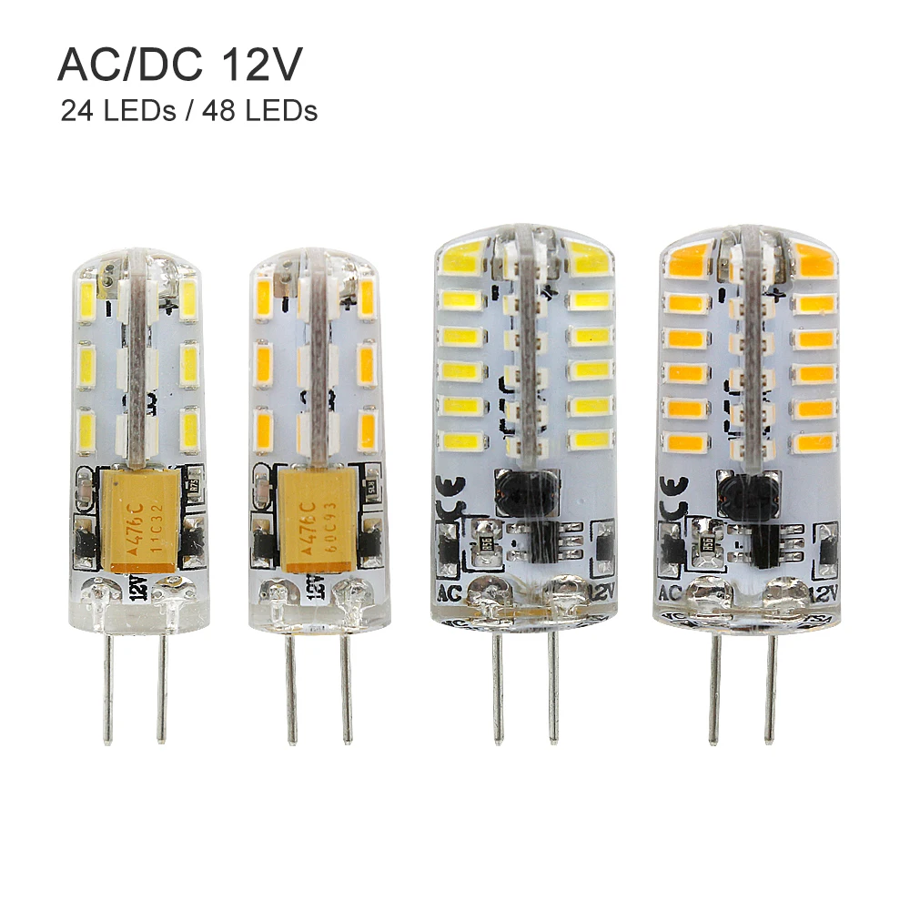 G4 Светодиодный светильник 3W 4 Вт, 5 Вт, 6 Вт, 9 Вт, 12 Вт, SMD 3014, DC 12 В, AC 220 В, 110 В, белый/теплый белый светильник, заменяет галогенный Точечный светильник, люстра