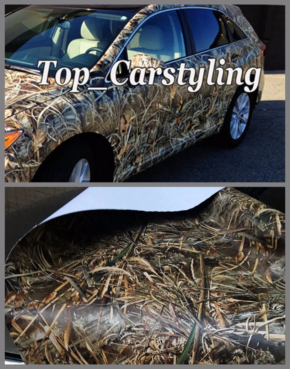  Grass Shadow Camo Vinyl Wrap Roll for Truck Jeep SUV Graphics matt Realtree Camouflage Vinyl Film Full Body Car  (6)