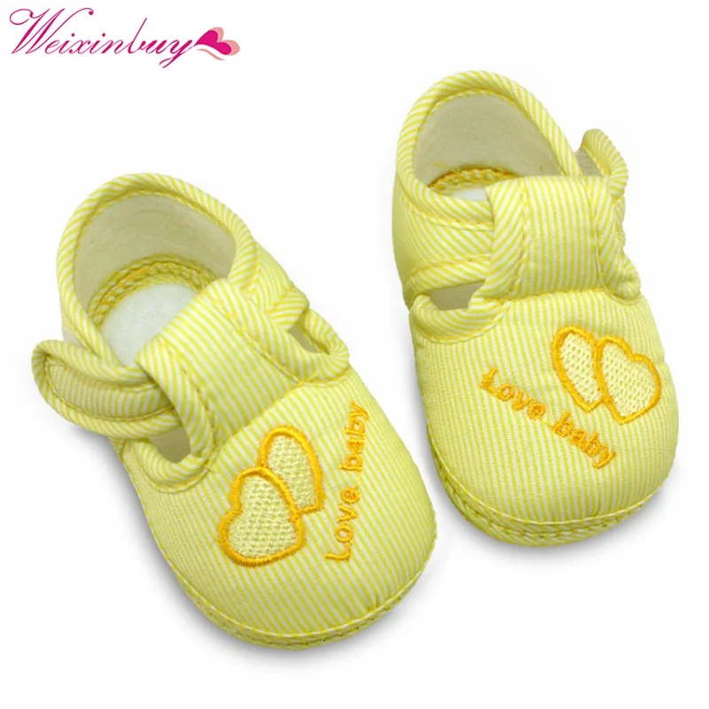 Милая мягкая хлопковая обувь для маленьких мальчиков и девочек, обувь для малышей, унисекс, мягкая нескользящая подошва, для детей 0-12 месяцев, обувь для младенцев