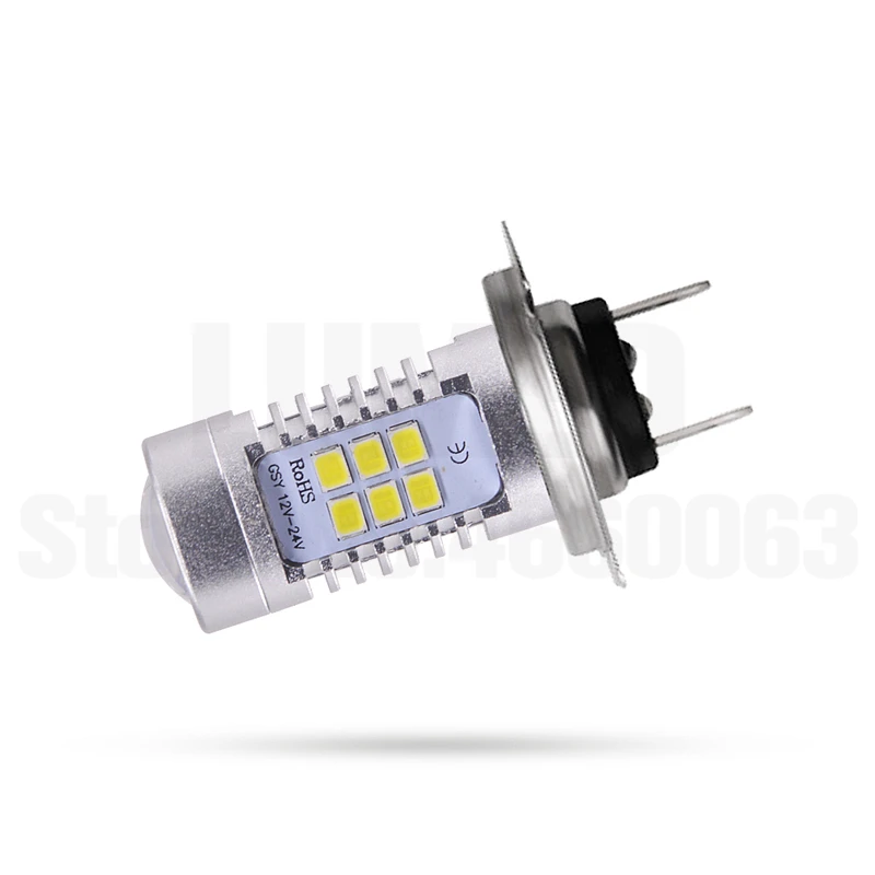 10x BA15S 1156 P21W H7 H8 H11 9005 9006 1157 BAY15d светодиодный 21 SMD 2835 автомобиль светодиодный Авто дневные ходовые огни, HB3 HB4 светильник тумана светильник s - Испускаемый цвет: H7