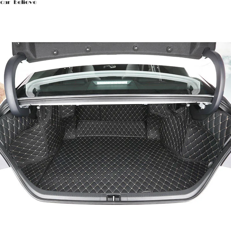 Car Believe car trunk mat For toyota camry 2018 fortuner 2017 rav4 crown Cargo Liner Interior Accessories Carpet car styling Car Believe car trunk mat For toyota camry 2018 fortuner 2017 rav4 crown Cargo Liner Interior Accessories Carpet car styling