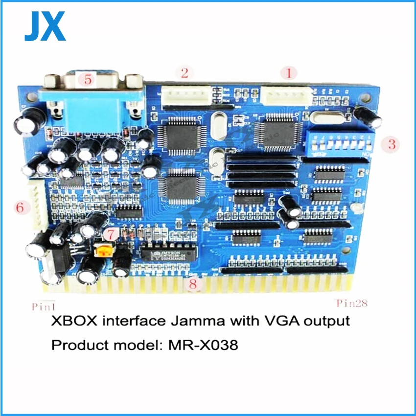 Xbox coin operated Jamma Arcade timer board console timer MR-X038 Vga output