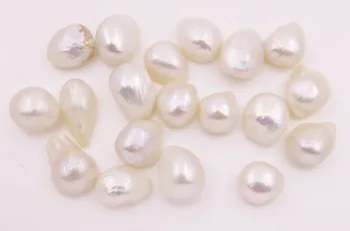 

35g 12mm-16mm Natural White Baroque Pearl Loose not drilled