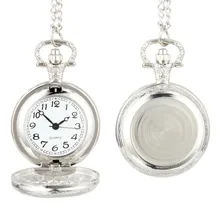 Модные Винтаж для мужчин женщин кварцевые карманные часы сплав кулон часы на ремешке с цепочкой подарки на день рождения LXH