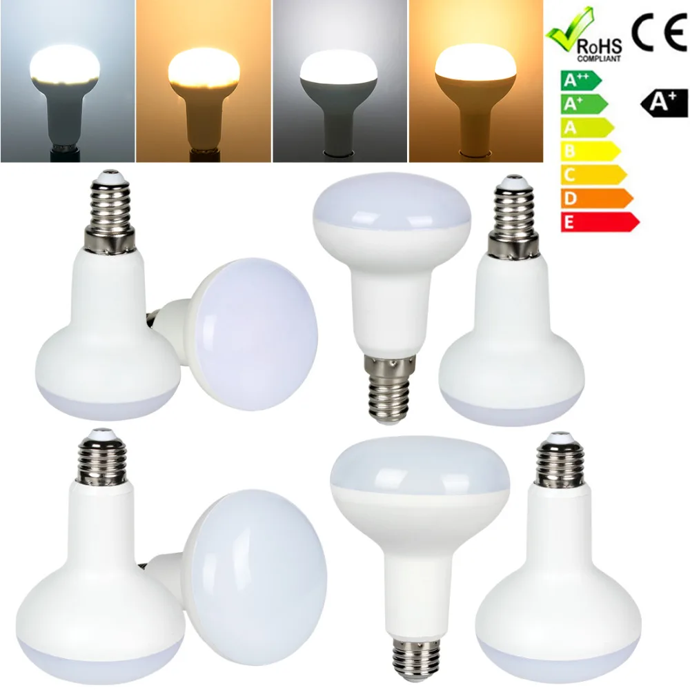 

R50 R95 E14 E27 6W/15W 5730SMD LED Energy Saving Dimmable Reflector Light Halogen Replacement Lamp Bulb Light Decorative Bulbs