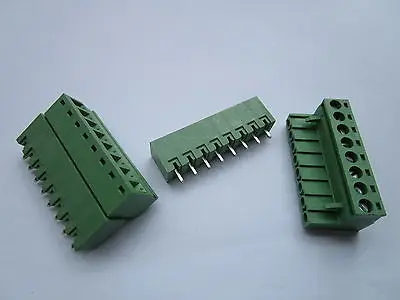 120 шт. 5,08 мм Закрыть прямой 8 Pin Клеммная колодка соединитель подключаемый Тип