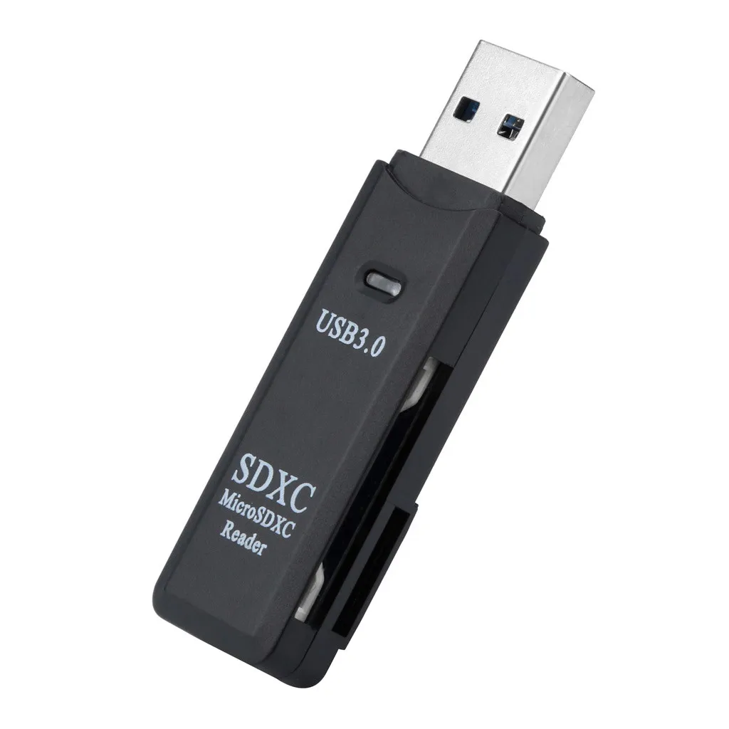 

2019 new 2 in 1 USB 3.0 HighSpeed Memory Card Reader Adapter for Micro SD TF