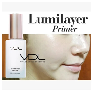 

Pores Invisible Silky Smooth Cream Makeup Primer Fine Lines Wrinkles Cover Concealer Skin Brightn Makeup Base 30ML