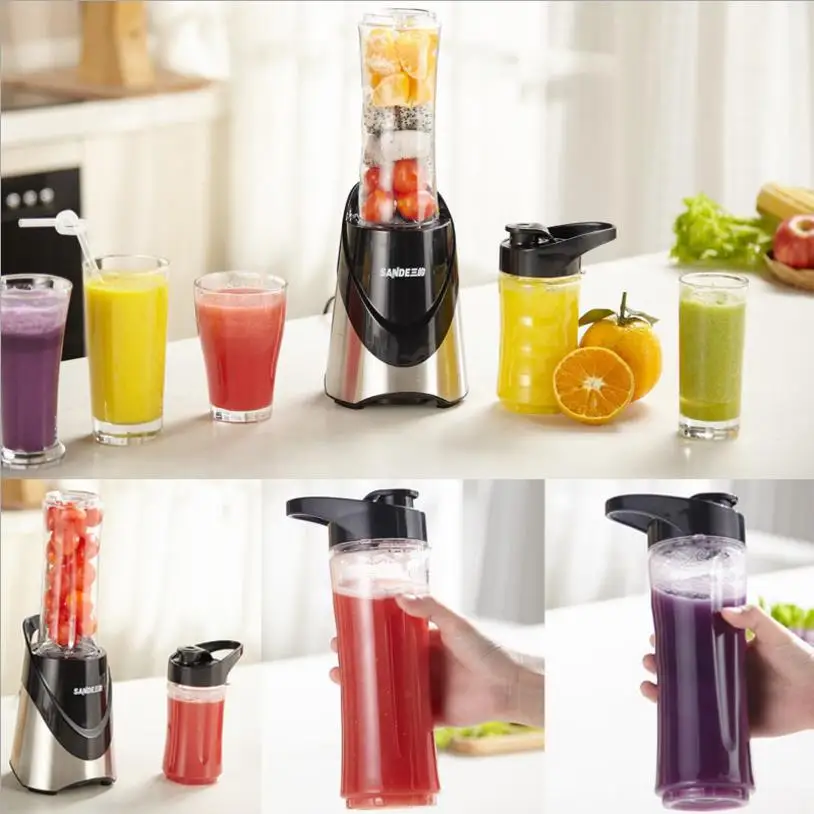 

Multifunctional Double Cups Juicer Nutri Extractor Mixer Detachable Fruits Juicer Practical Grinding Machine Blender 220-240V