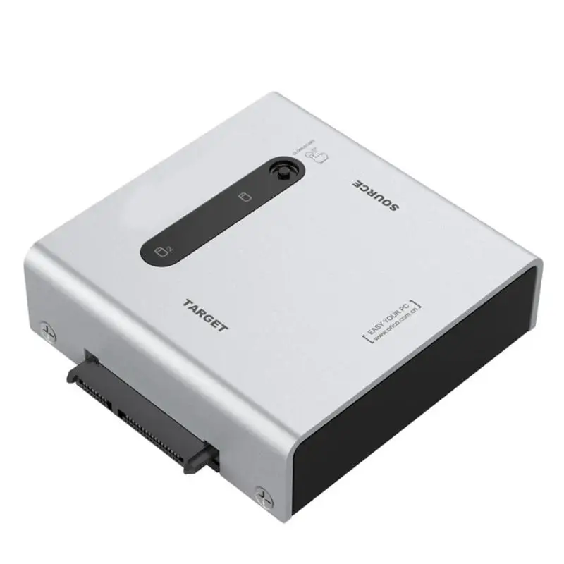 

2.5/3.5 Disk Drive Enclosure USB3.0 to SATA3.0 HDD Replicator with Cables Hot Plug with 12V DC Power Adapter SATA Cables
