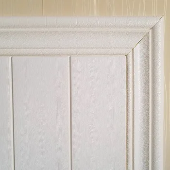 

DIY 3D anti-collision Waist line foam wall sticker baseboard Children's room Self-adhesive Photo frame living room Skirting