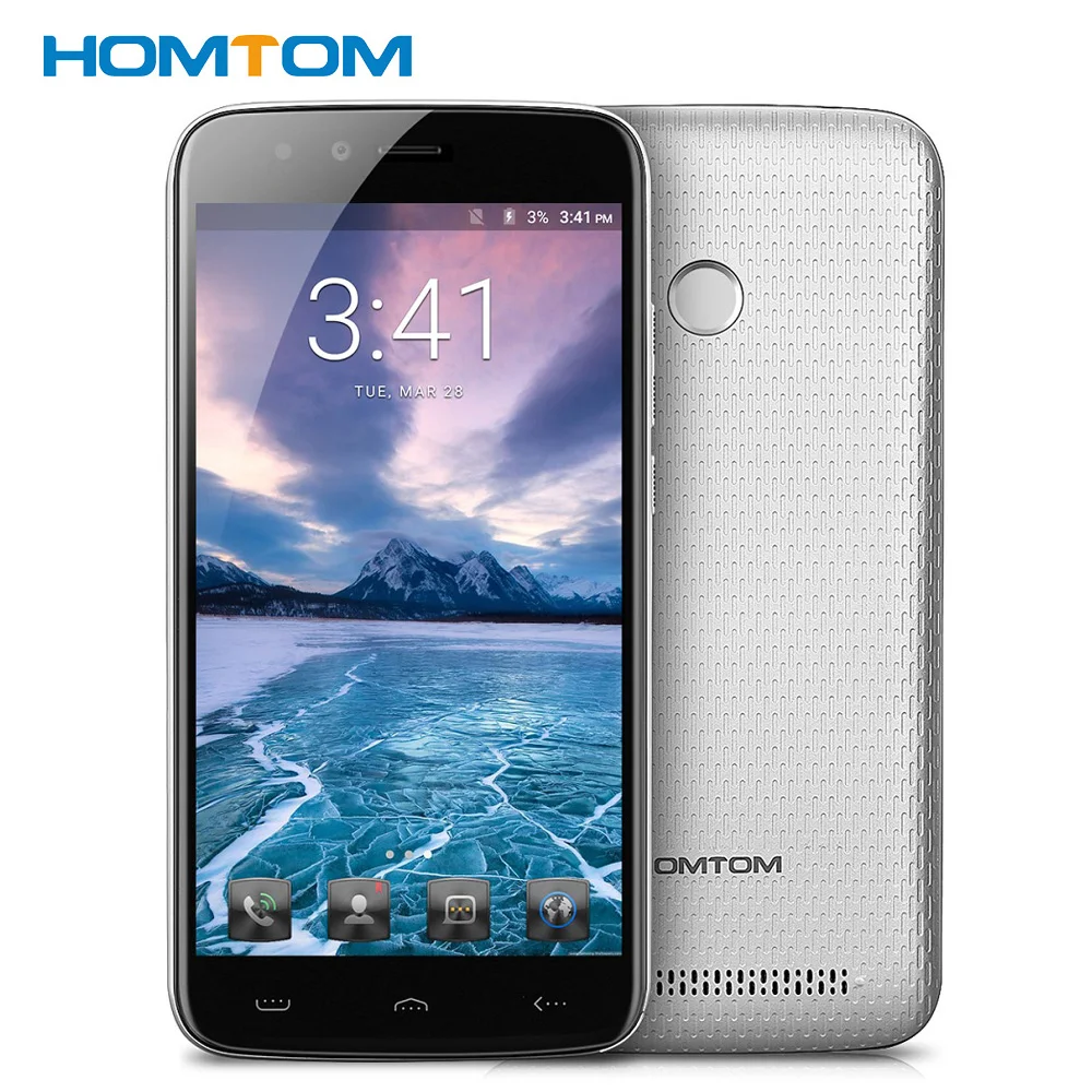 Original HOMTOM HT50 5 5 2 5D 5500mAh 4G Smartphone 3GB 32GB MT6737 Quad Core Dual