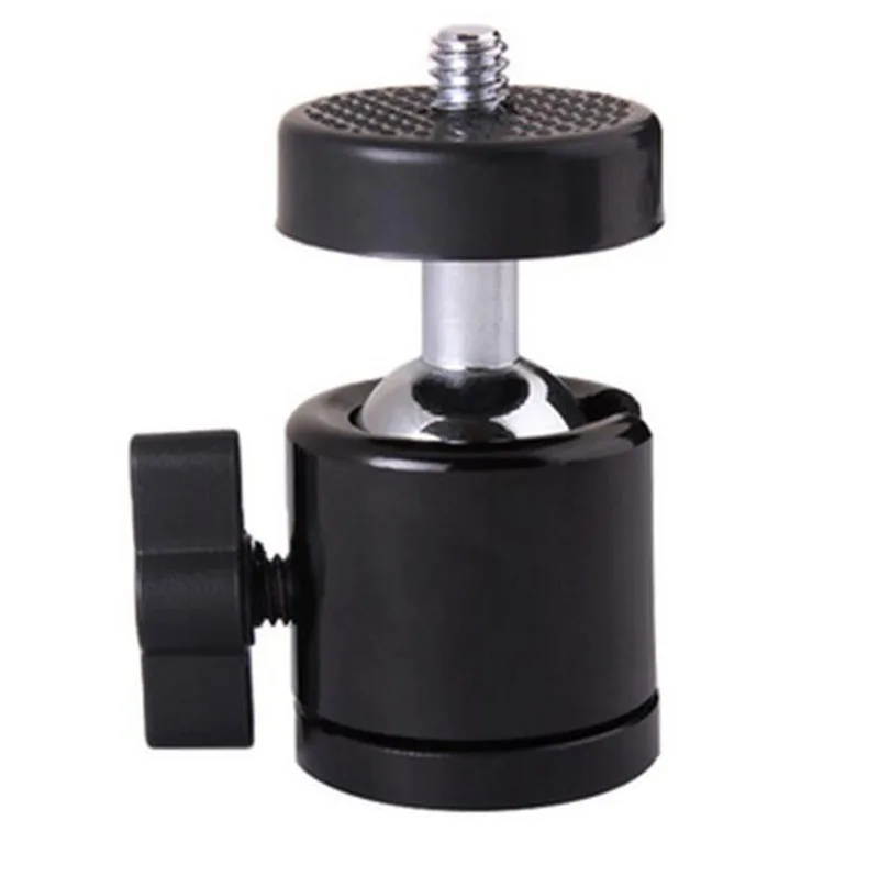 Aluminum 360 Swivel Ball Tripod Head 1/4" Screw Mount for DSLR camera Flexible Mini Tripod Ball Head Stand