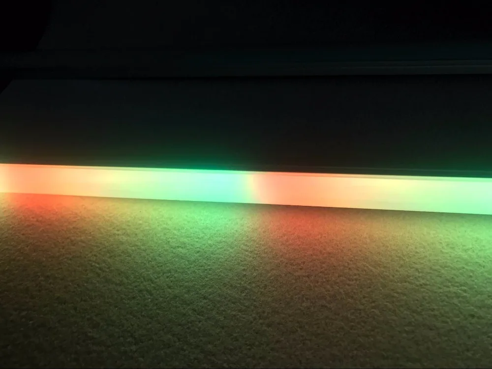 Адресуемый RGB Полноцветный 1 м DC5V SK6812 светодиодный цифровой жесткий стержень; с матовой крышкой; 32 пикселя/60 пикселей/144 пикселей