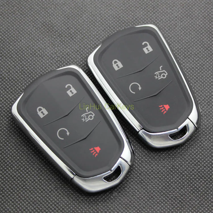 PINECONE для ключа чехол CADILLAC ATS XTS CTS CT6 XT5 L Remote Key 5 кнопки пустой корпус дистанционного