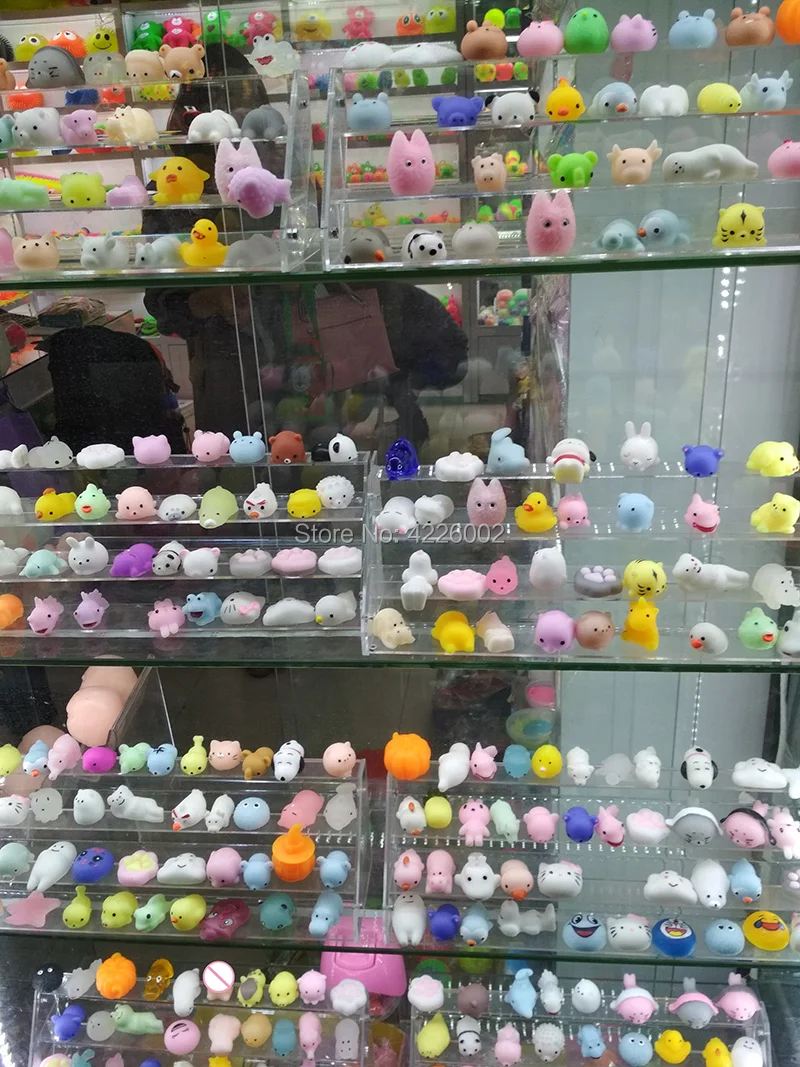 Engraçados para Crianças Squishy Squeeze Mochi Cat Squishes Antiestresse Squishies Divertidos Kawaii Animais Conjunto Anti Stress Brinquedos 30 Pçs 7 Cheap Brincadeiras e piadas