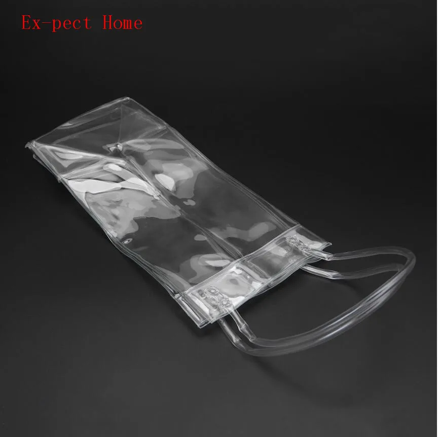PVC 와인 맥주 샴페인 음료 냉각기 파우치, 와인 병 얼음주머니, 파티 , 200 개