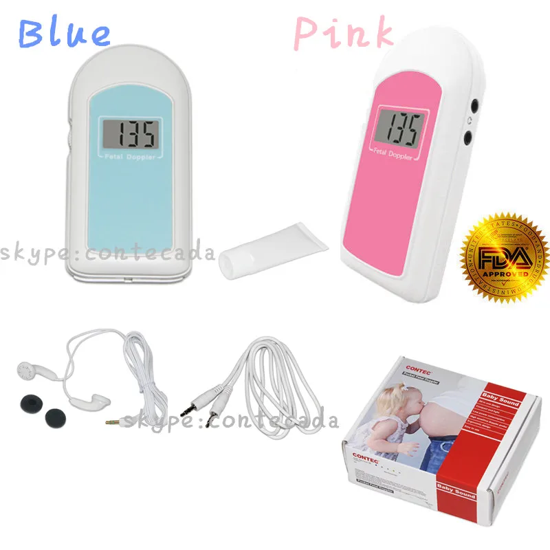 Pocket Fetal heart doppler Prenatal Baby Heart Sound Monitor Free GEL US seller