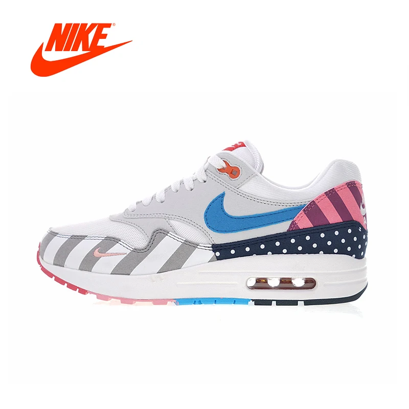 

Original Authentic Piet Parra x Nike Air Max 1 White Multi Men's Running Shoes Sneakers Outdoor Sports Designer Low Top AT3057