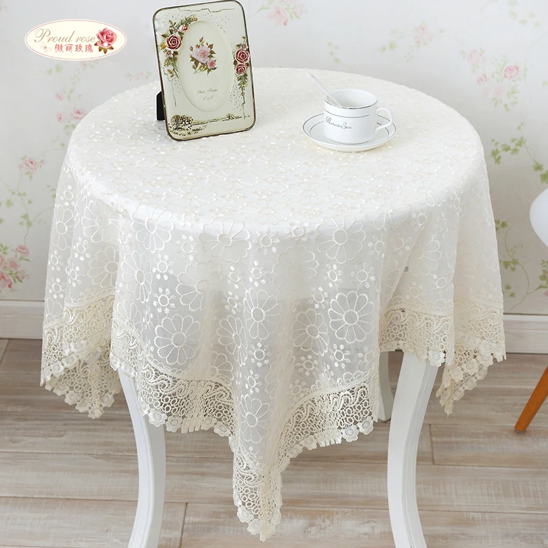 ارتفع فخور الرعوية الدانتيل مفارش المائدة طاولة شفافة القماش مستطيلة المطرزة جولة مفرش طاولة الزفاف الديكور ارتفع فخور الرعوية الدانتيل مفارش المائدة طاولة شفافة القماش مستطيلة المطرزة جولة مفرش طاولة الزفاف الديكور